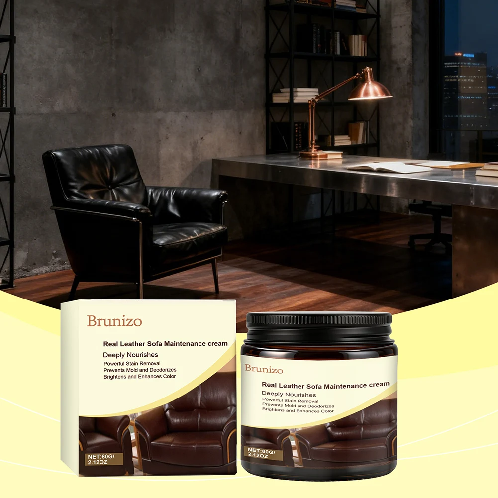 Leather Sofa Care Cream Deeply Nourish Remove Stains Prevent Mold Odor Brighten The Leather Color Leather Sofa Cream