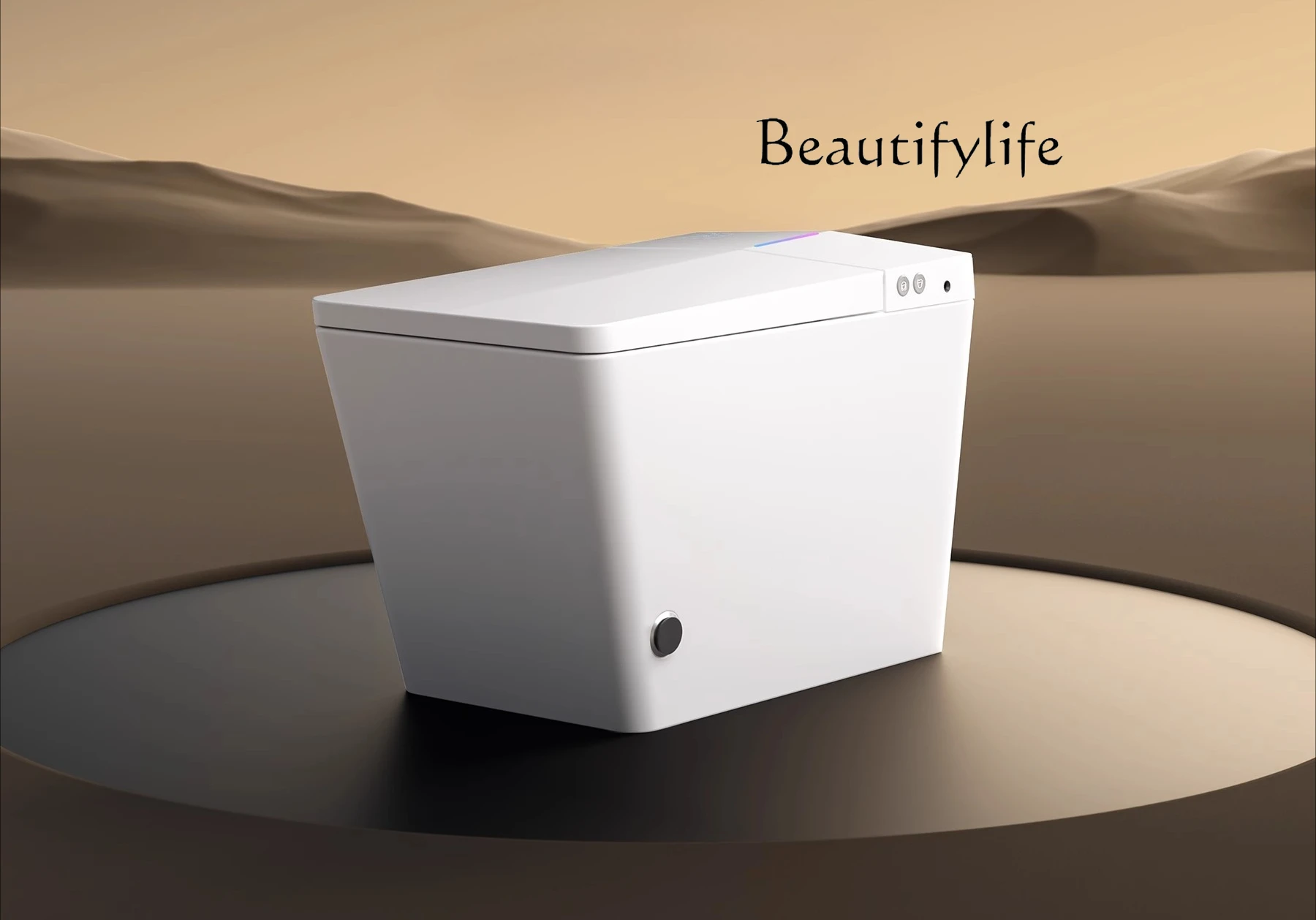 

No water pressure limit, fully automatic square light smart toilet designer creative high-end home