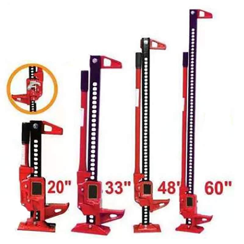 1 Pack 3-Ton Staal Hi Lift Jack Laadvermogen 20 \