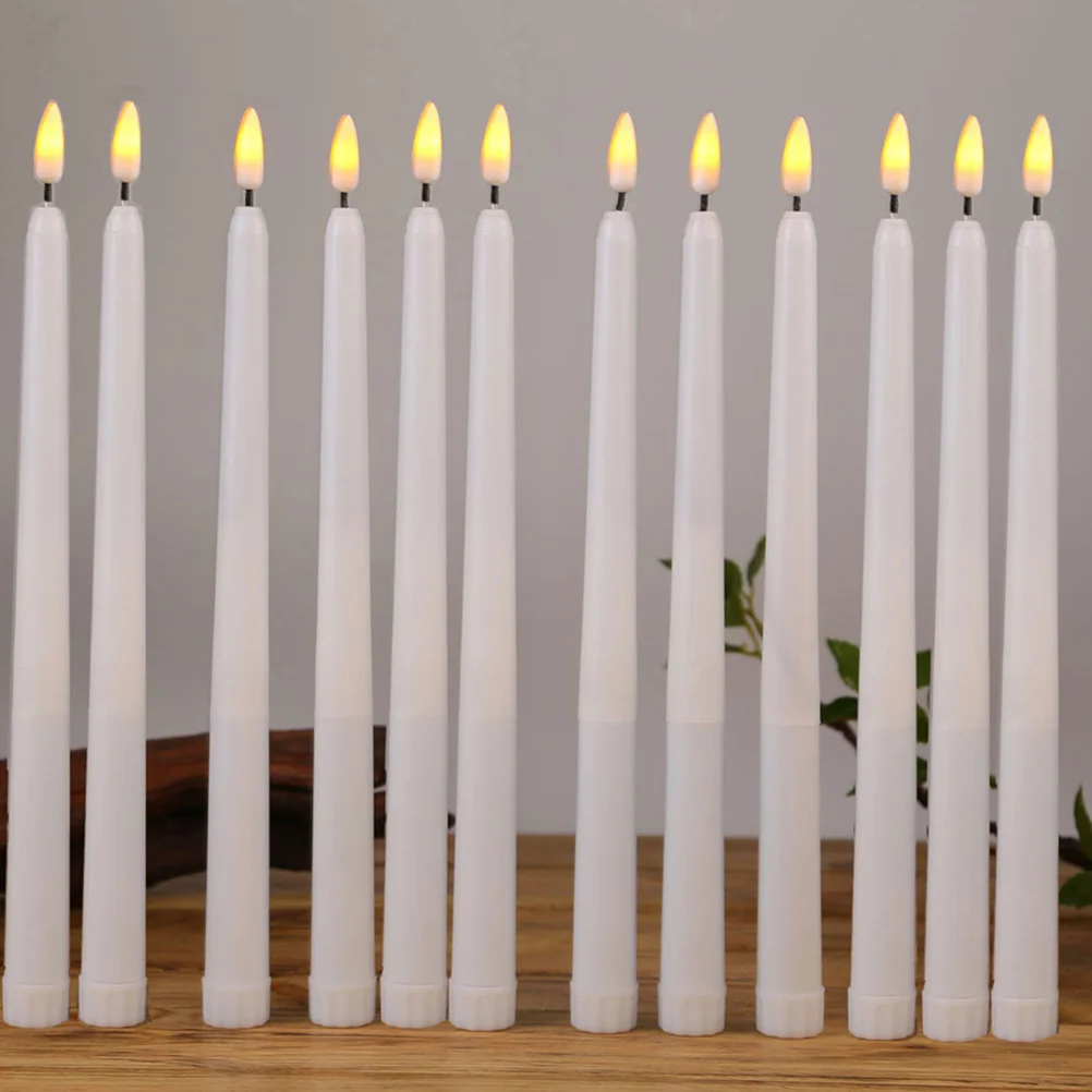Lampada a LED da 6 pezzi Luci decorative con effetto sfarfallio realistico per la luce a LED della casa di nozze della festa di Halloween
