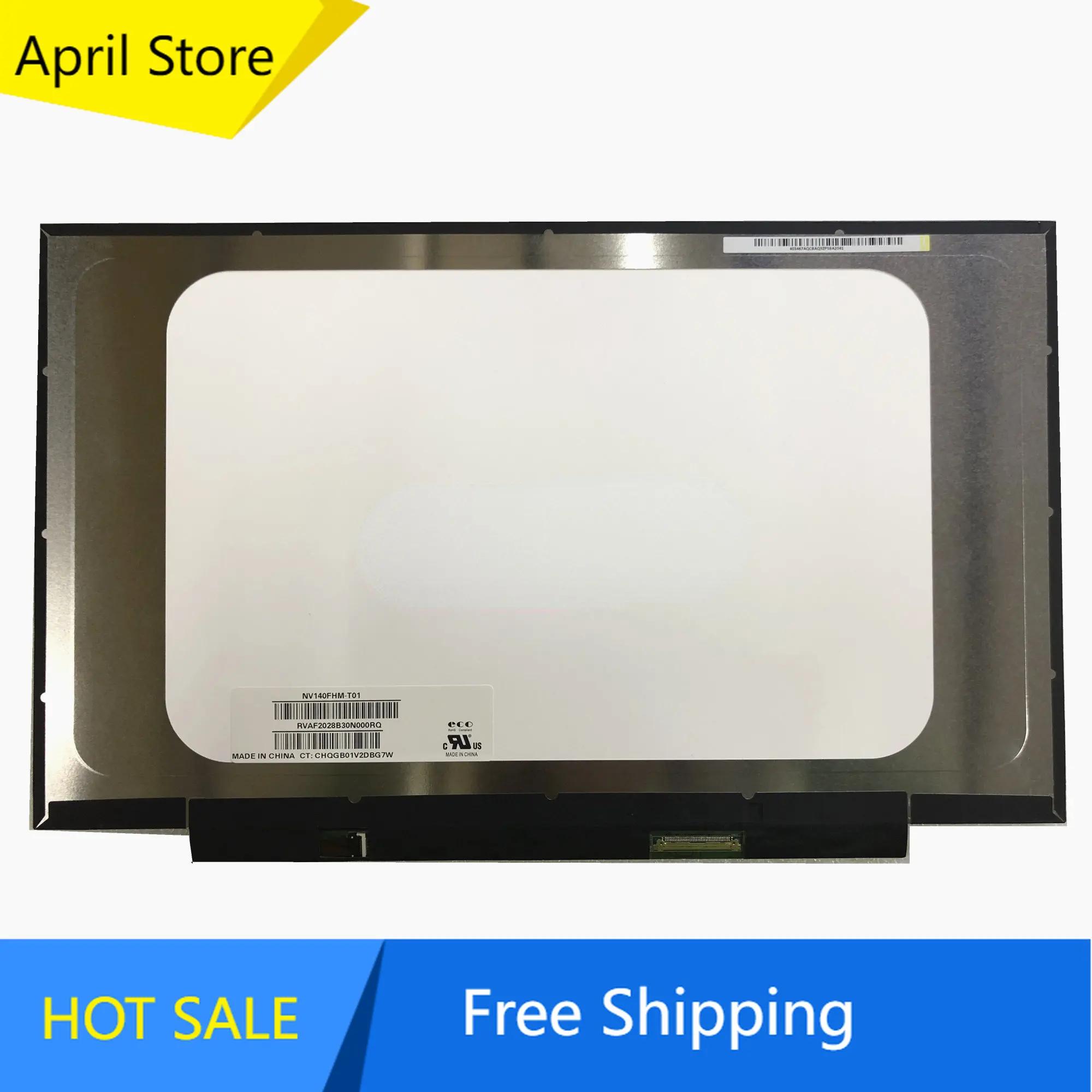 

NV140FHM-T01 NV140FHM T01 14" FHD LCD Touch Screen Display Panel Matrix 1920*1080 EDP 40 PIN