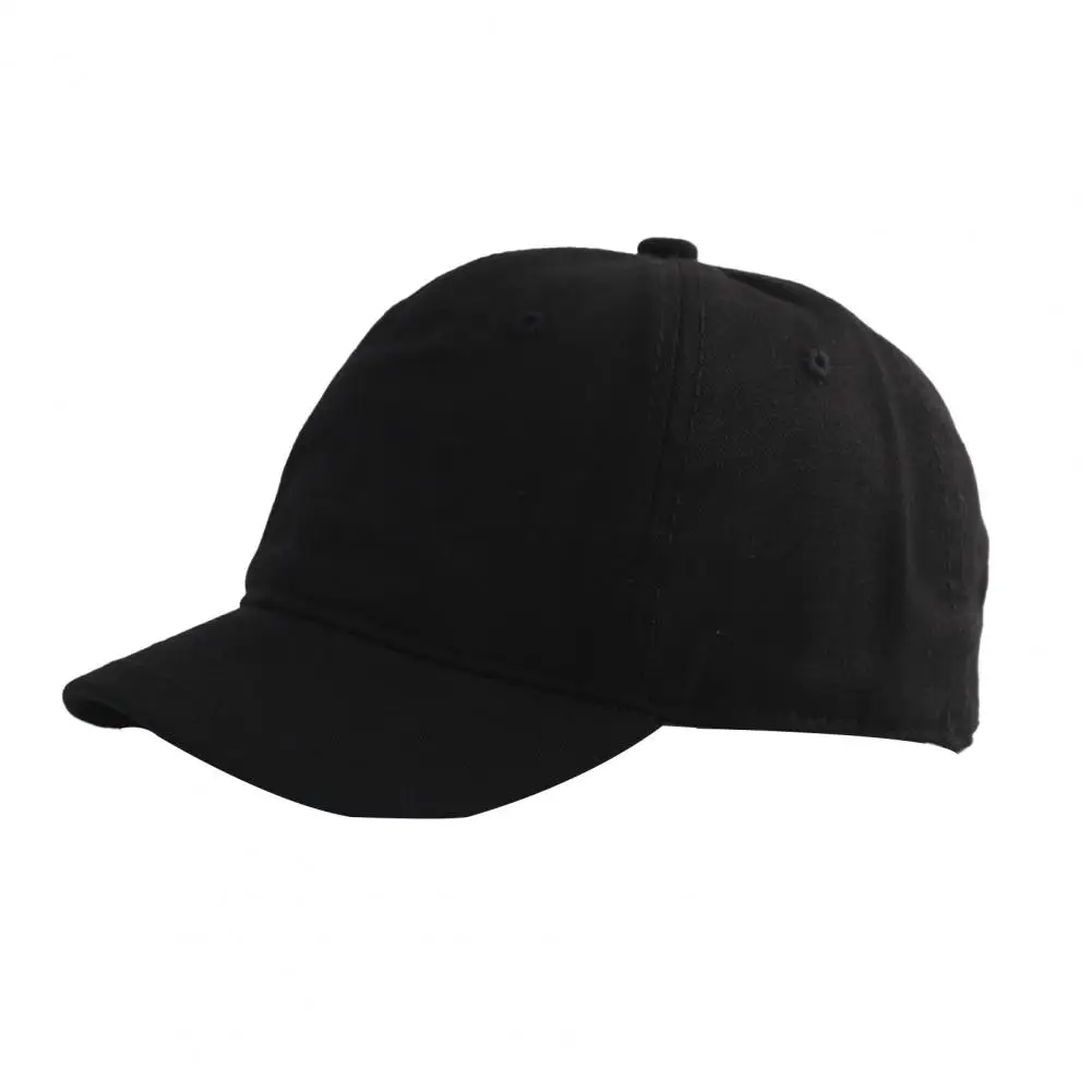 

Chic Men Summer Cap Small Holes Breathable Buckle Sunshade Men Peaked Cap Men Peaked Cap Anti-UV