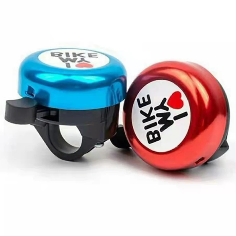 Cute Bicycle Handlebar Bell Loud Sound Alarm Warning Mini Kids Bike Horn Bells Cycling Ring Children Women Men Bike Accessories