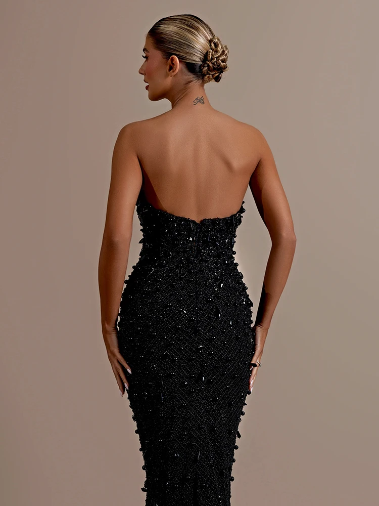 black and red medieval dress Amarra 88907 Heart cutout strapless mini cocktail dress rhinestones ruched satin skirt Black / 00