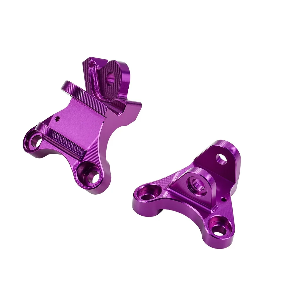 Electric Motorcycle Foot Pegs Aluminum Fixing Bracket Rests Pedal Adjustable Mount Support Bracket Electric Scooter Accessories