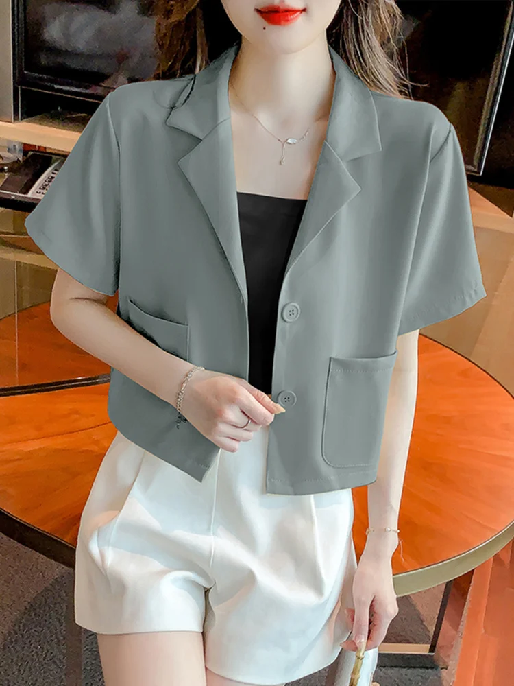 Blazer da donna Cappotto di alta qualità Elegante sportivo Casual Moda Primavera Autunno Tinta unita Abbigliamento Business oversize Risvolto lungo