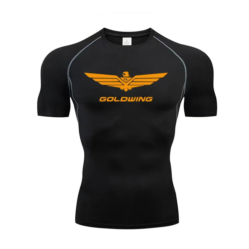 

Golden Wing GL 1200 1800 Motorcycle Fitness Jacket Breathable And Comfortable Running Exercise Men T-shirt With Honda Logo