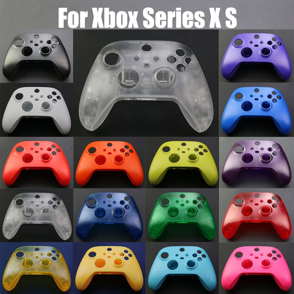 16 Color High-Quality Front Case For Xbox Series X S Replacement Plastic Housing Cover Shell For Xbox Series X S Game Controller