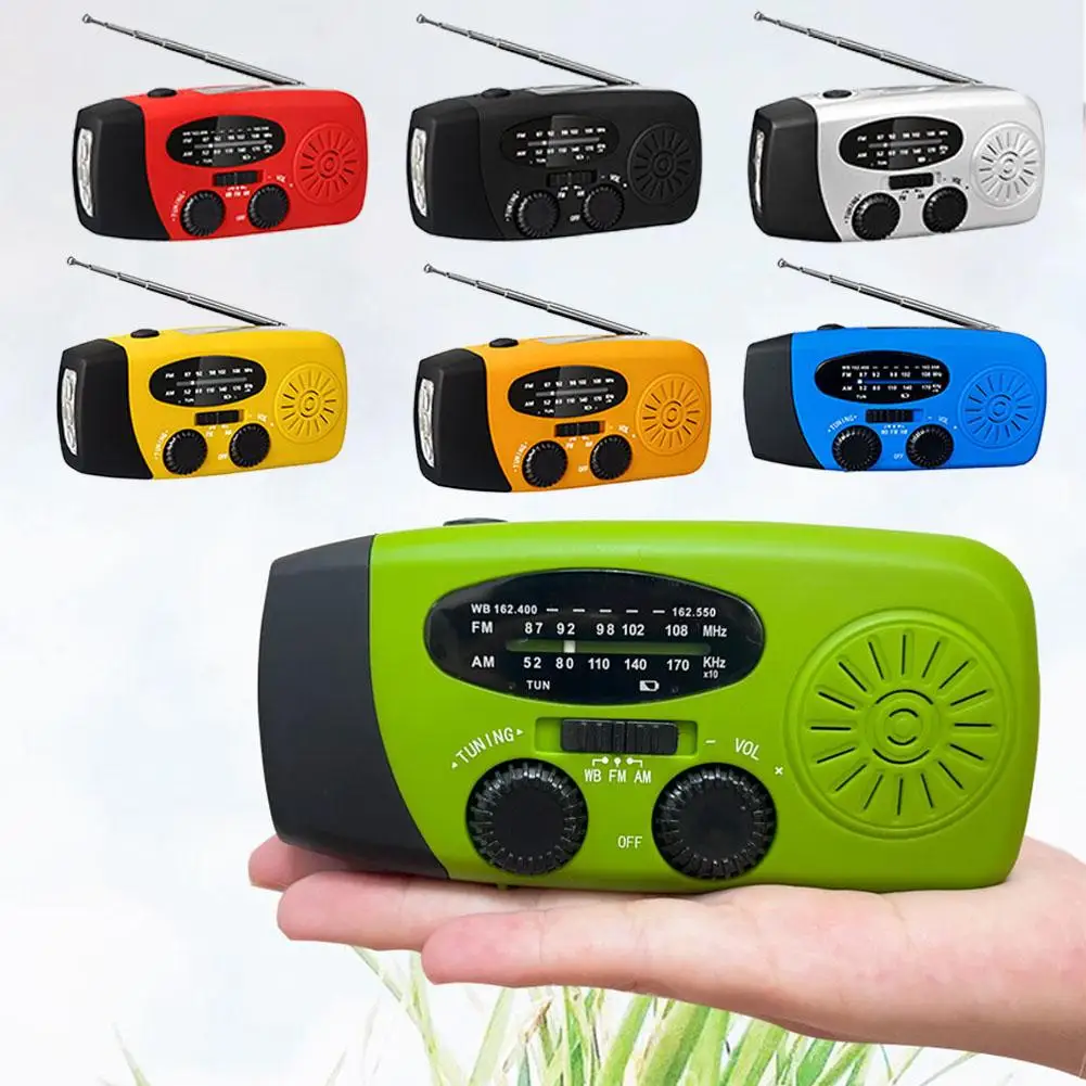 مصباح يدوي للطوارئ الشعلة لوحة طاقة شمسية قوة البنك القابلة لإعادة الشحن راديو اليد في الهواء الطلق الشعلة مصباح يدوي الطاقة LED M4N3