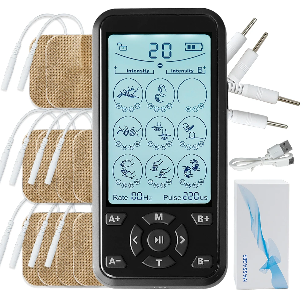 

Physiotherapy Tens Muscle Stimulator Electric EMS Acupuncture Body Massage Digital Therapy Slimming Machine Body Relax Health
