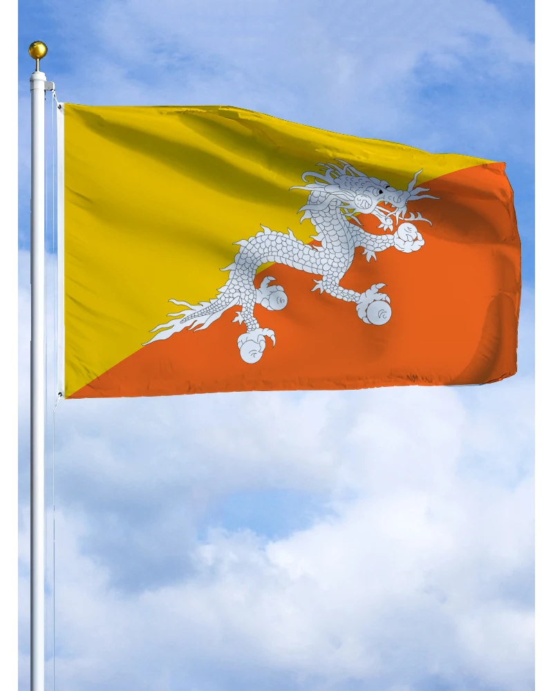 60×90 90x150 120×180CM Bhutan Emblem Flag Canada Polyester Printed Banner Tapestry For Decor