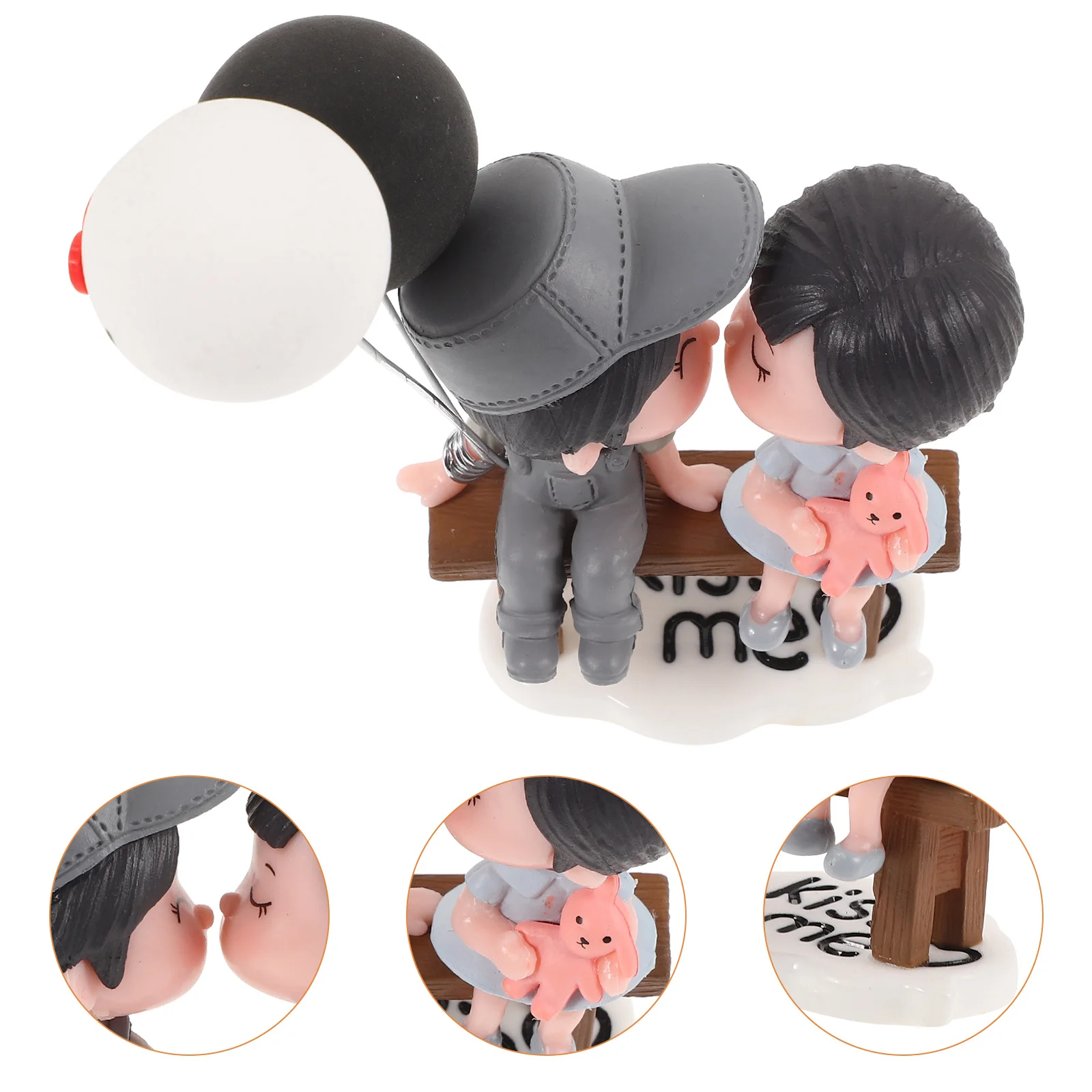 

Car Dashboard Decoration Resin Cartoon Couple Statue For Vehicle Interior Decor Valentine Gift Car Couple Figurines