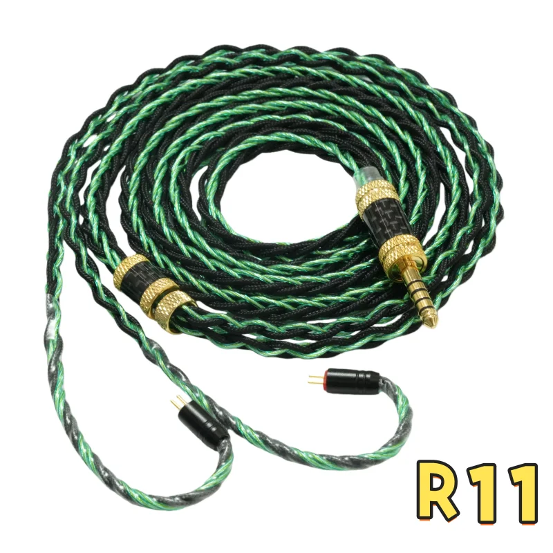 

XINHS R11 8-Core Cotton Yarn+Single Crystal Copper Earphone Upgrade Cable