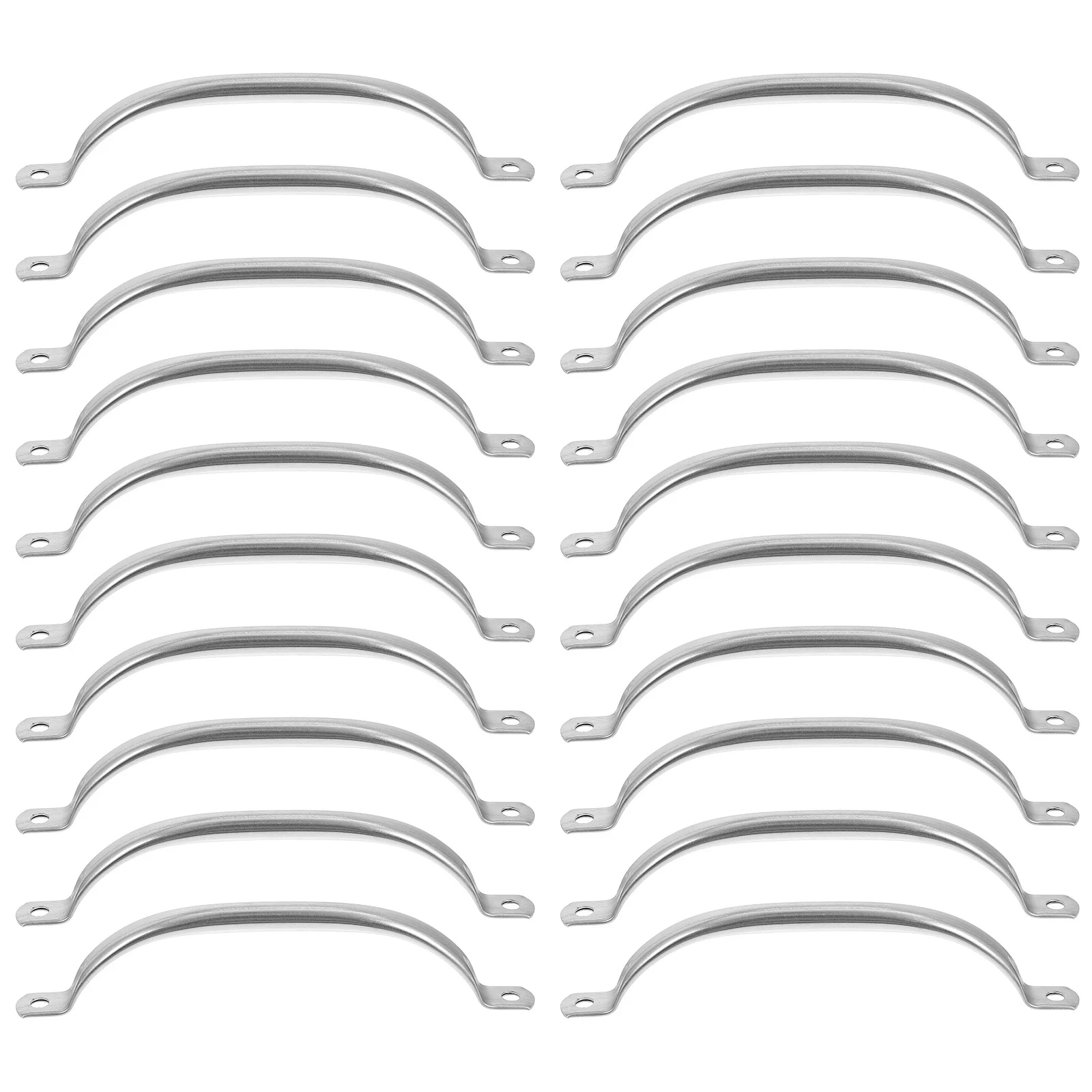 

20Pcs Durable Stainless Steel Hole Center Pull Handles Kitchen Cabinet Drawer Cutting Board Hardware Hole Center Cabinet Handles