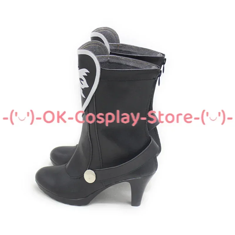 [حسب الطلب] الملتوية بلاد العجائب Deuce تأثيري أحذية لعبة لعب الأدوار زي الدعامة هالوين كرنفال عطلة حفلة بولي Boots الأحذية الجلدية