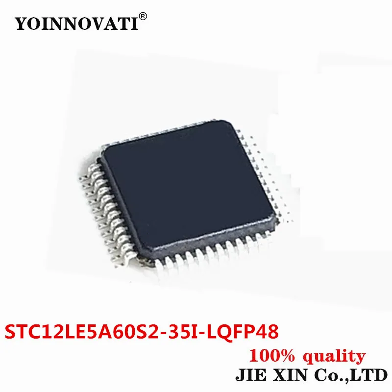 2-10Pcs New STC12LE5A60S2 35I LQFP48 12LE5A60S2