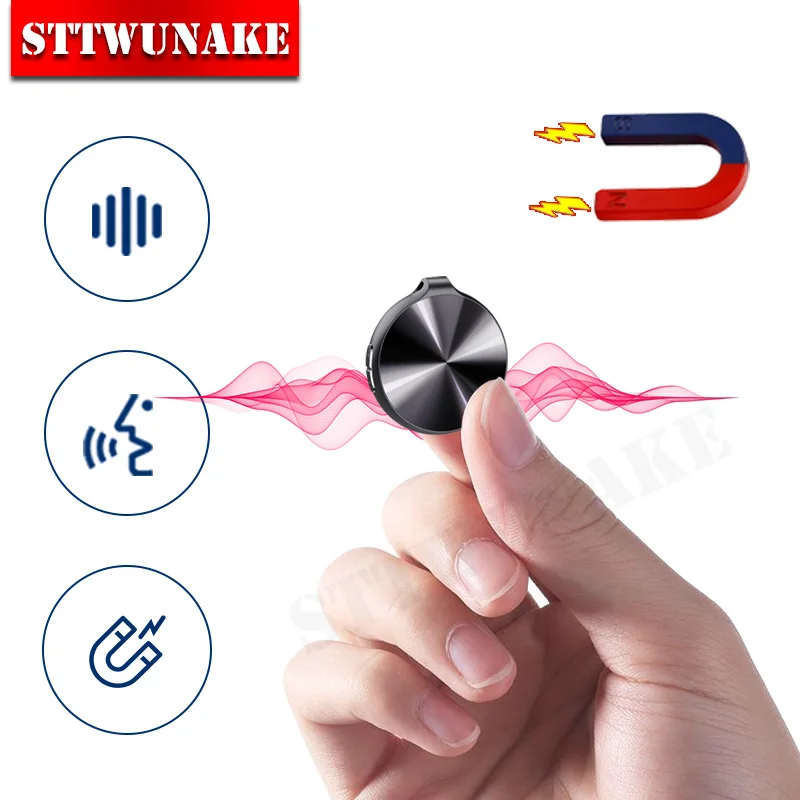 

Mini Voice Activated Recorder Necklace Digital Audio Recording Keychain Device Wearable Sound Professional Micro Dictaphone