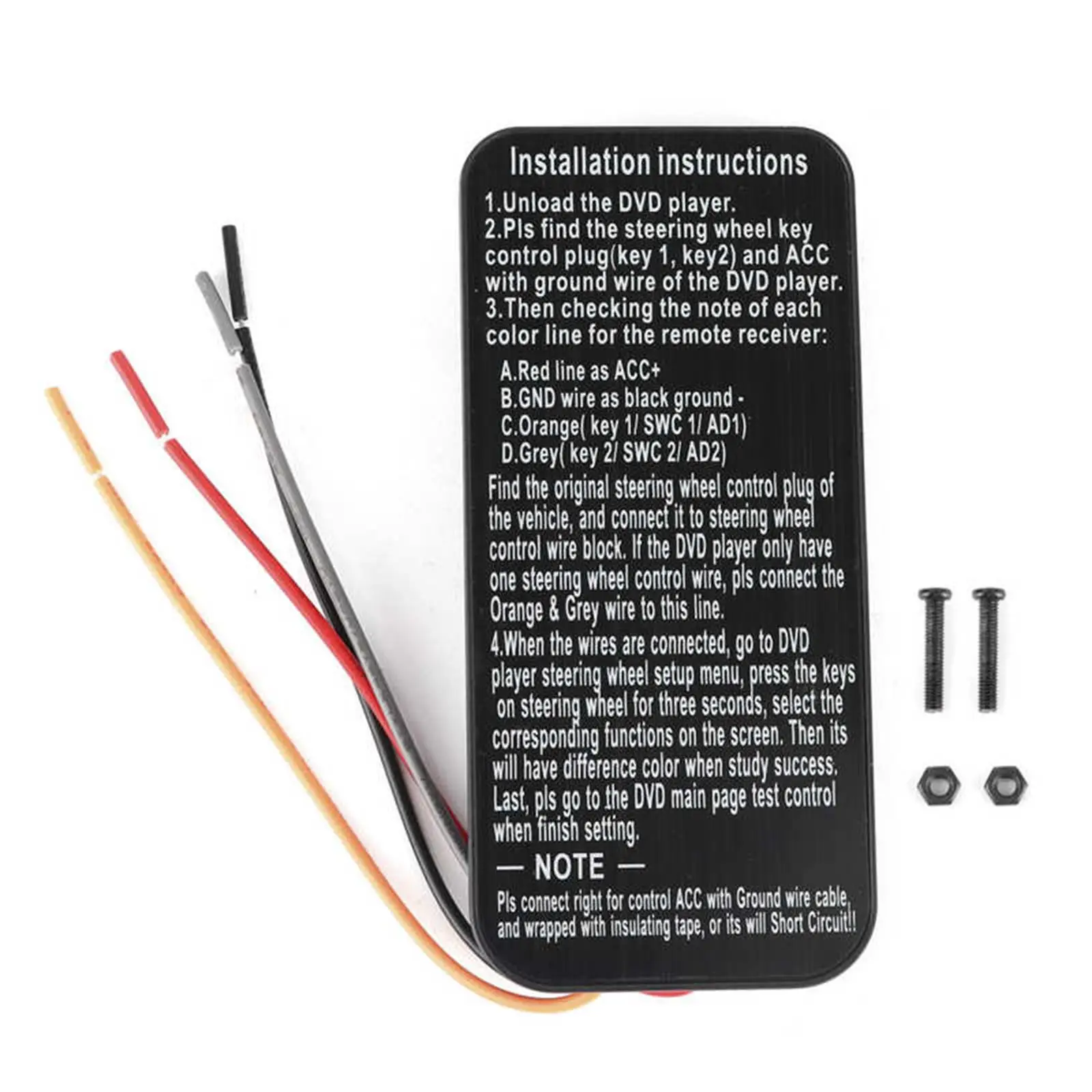 

Steering Wheel Control Adapter Edition Player Luminous Navigation Button Aswc-1