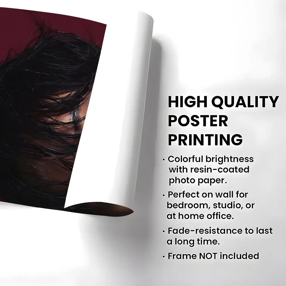 Celebrity Kim Jung Hyun Poster High-definition  poster stickers, suitable for bedroom, living room, home decoration