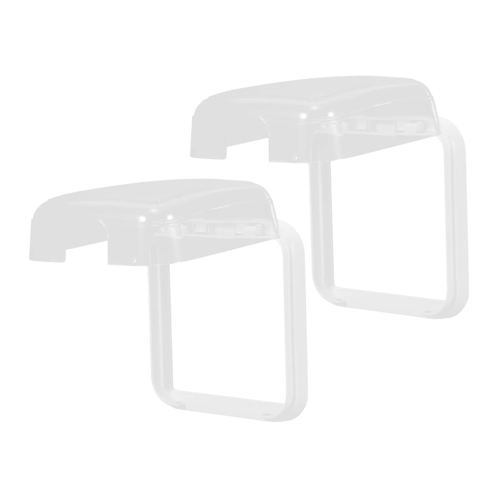 

2 шт. водонепроницаемая защита для розеток самоклеящиеся настенные розетки для ванной комнаты электрическая розетка универсальная крышка выключателя