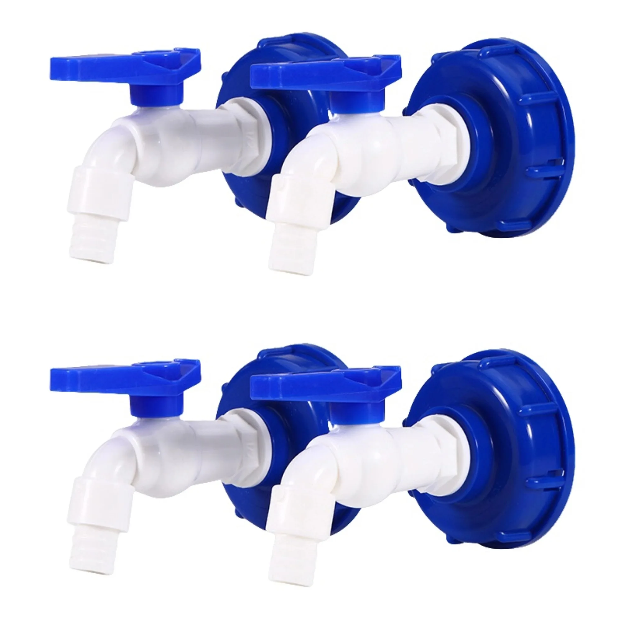 

PVC IBC Tank Tap Adapter S60*6 Coarse Thread To 1/2'' 3/4'' Connector Replacement Valve Garden Home Quick Connect Faucet