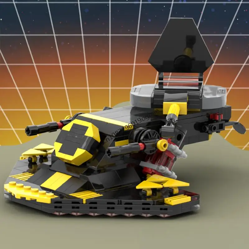 

New 377Pcs Popular Space Technology Series Moc Black Cobra Tank Model Building Blocks Diy Creative Ideas Kids Toys Birthday Gift