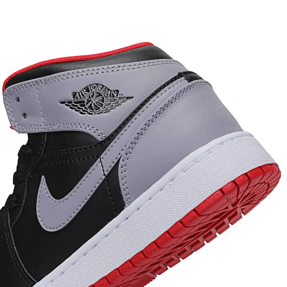 NIKE 2024 Boys AIR JORDAN 1 MID (GS) Kids Basketball Shoes DQ8423-006