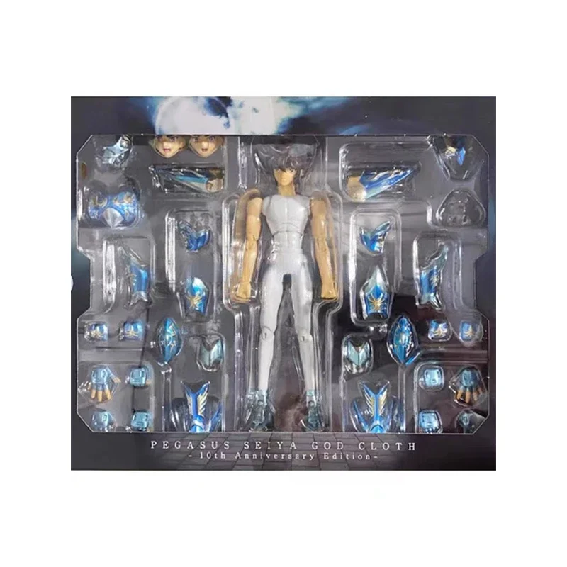 In Stock Saint Cloth Myth God Pegasus 10th Anniversary Animation Action Gift Collection Figure Model Toy