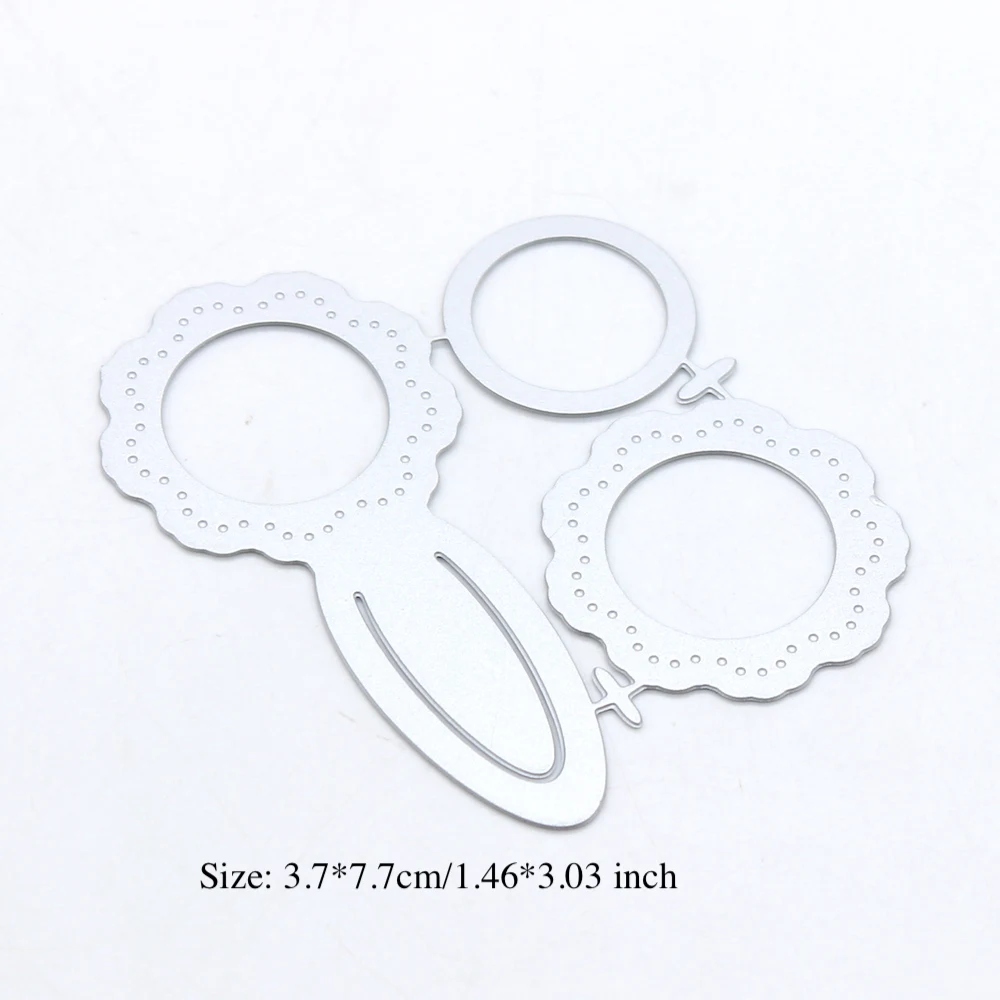 KSCRAFT Elegant Paper Clips Metal Cutting Dies Stencils for DIY Scrapbooking Decorative Embossing DIY Paper Cards