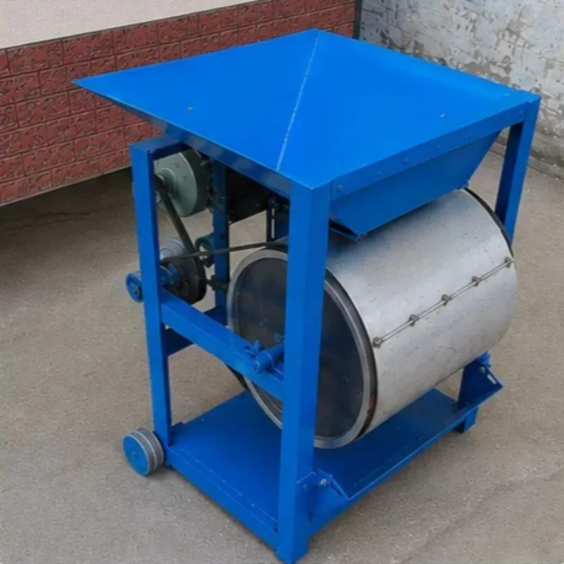 Small Single Drum High Intensity Magnetic Separator Iron Remover for Aluminum Copper Filings Chips Machine Tool