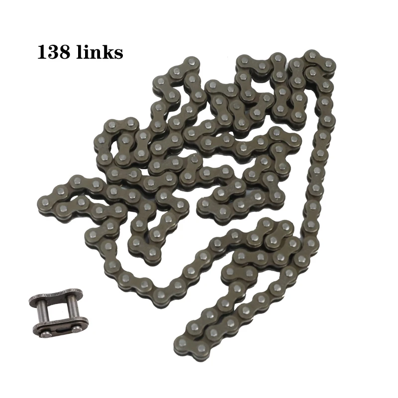 T8F 25H chain with Spare Master Link For Mini Dirt BIKE Quad ATV 47cc 49cc Minimoto Pocket Bikes98 links 138 links 148 links