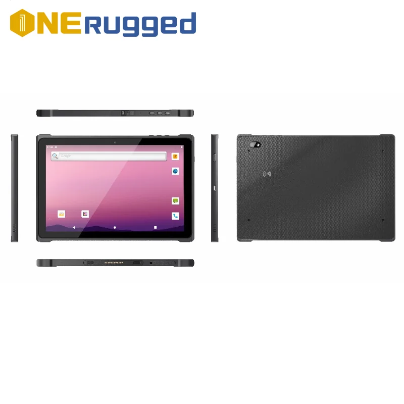 Emdoor Rugged Tablet, 10 Inch Android Industrial PC, IP65 Waterproof, 5G/WIFI/BT/GPS, QR Code Scanner ,NFC,lightweight Rugged PC