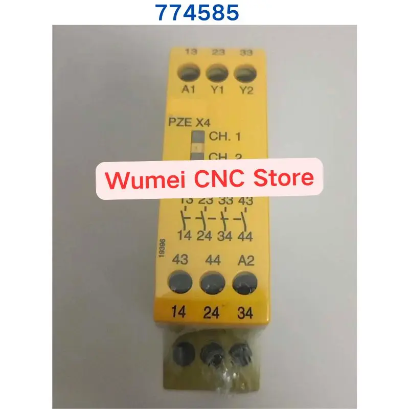 Brand new original safety relay PZE X4 24VDC 4n/o 774585