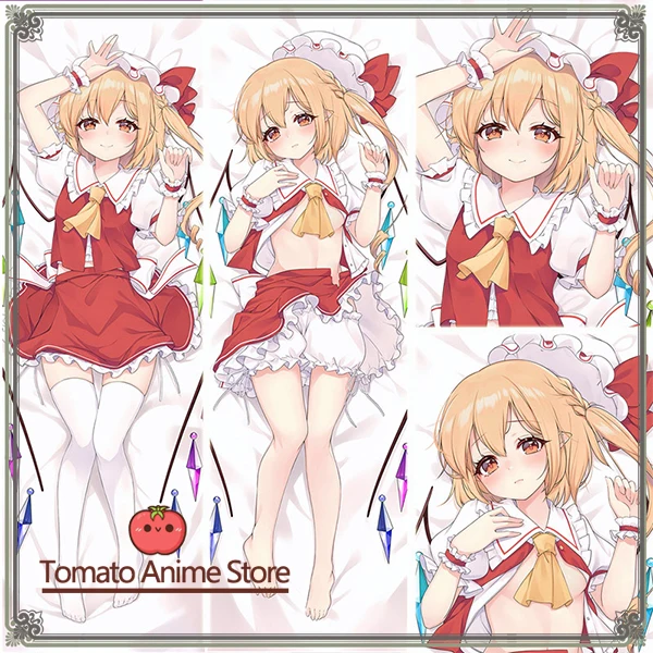 

Touhou Project‌ Flandre Scarlet Dakimakura Hing Body Pillow Case Cosplay Japanese Otaku Cushion Cover Xmas Gifts