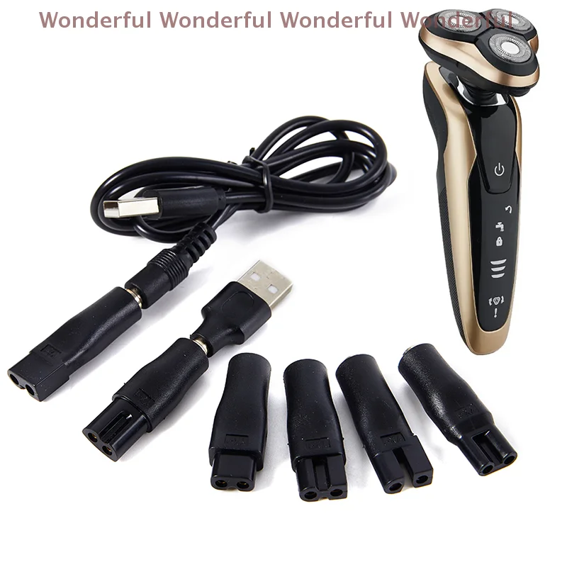 

USB Adapter Charger Cable DC5.5*2.1mm Male to C8 Tail Female Converter for Shaver Hair Clipper Power Supply Accessory