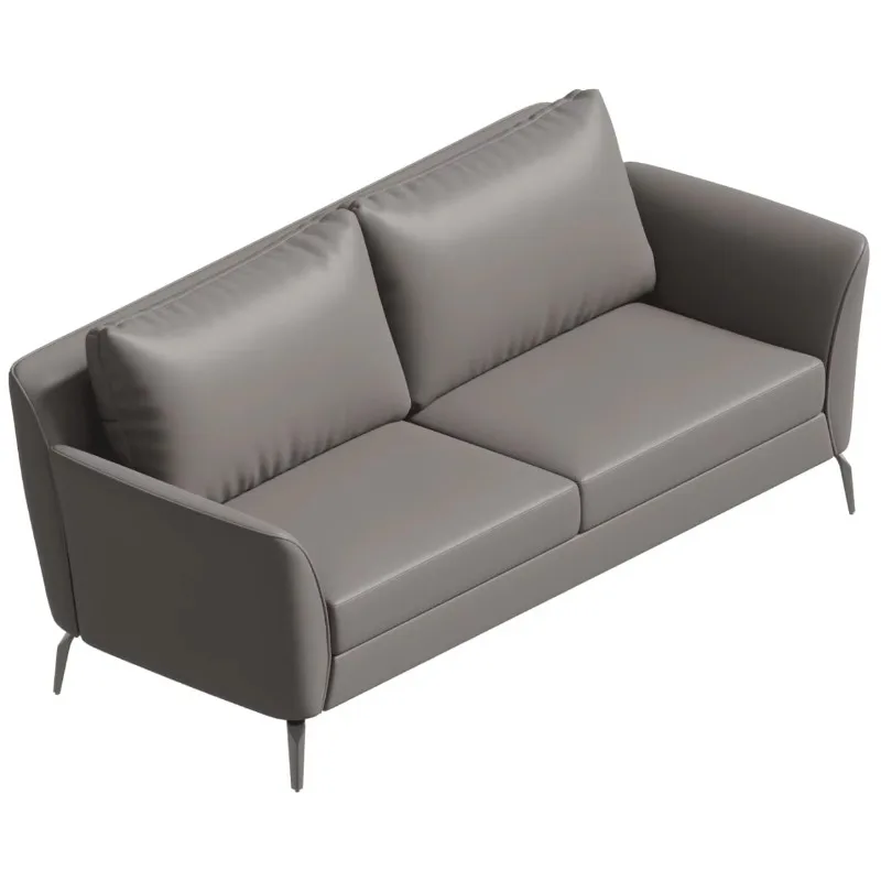 New Design Lightweight Luxury Leather Eco-Friendly Office Sofa for Home Office Hotel & Dining-High-Density Sponge Modern Modular
