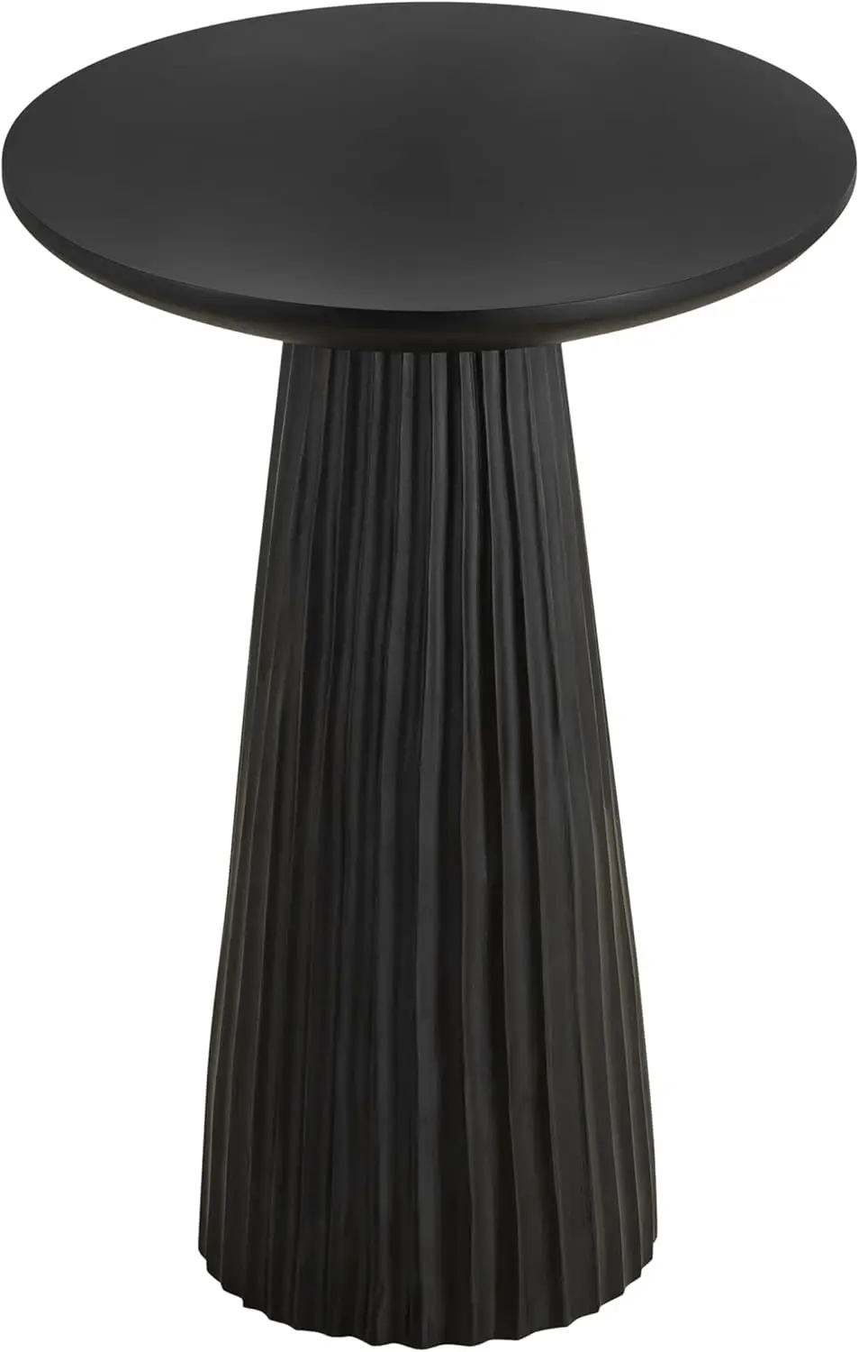 Jai Black Finished Wood Side Table