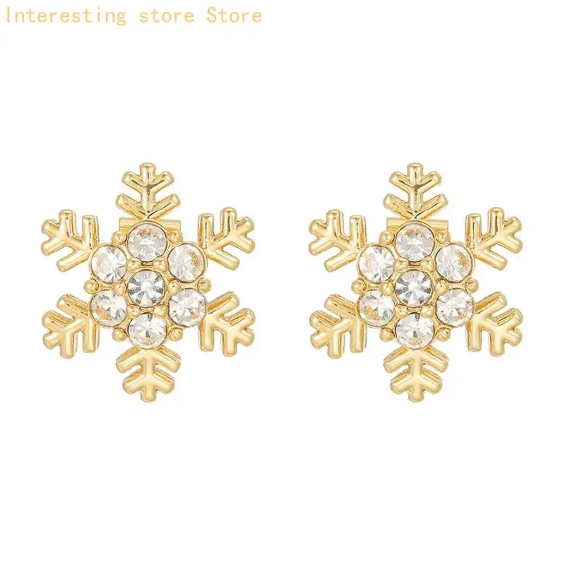 Schneeflocken-Ohrhaken-Charm-Ohrclip für Freeclip 1/2 Zubehör für den täglichen Look 55KC – Detail 2