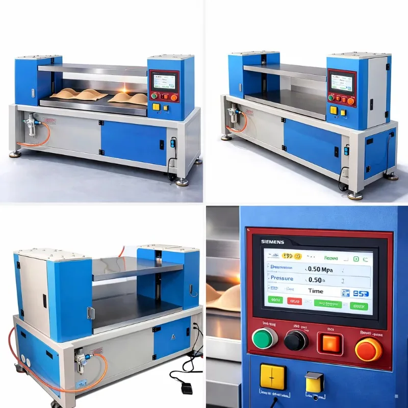 Industrial Heat Sealing Machine for TPU Film and Nylon Fabric, Seamless Underwear Bonding Press