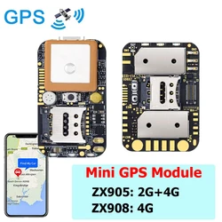 Mini GPS Tracker ZX908 4G CAT1 PCBA Chip Board For Vehicle Car Person Tracking System WIFI Beidou Satellite Locator ZX905 2G+4G