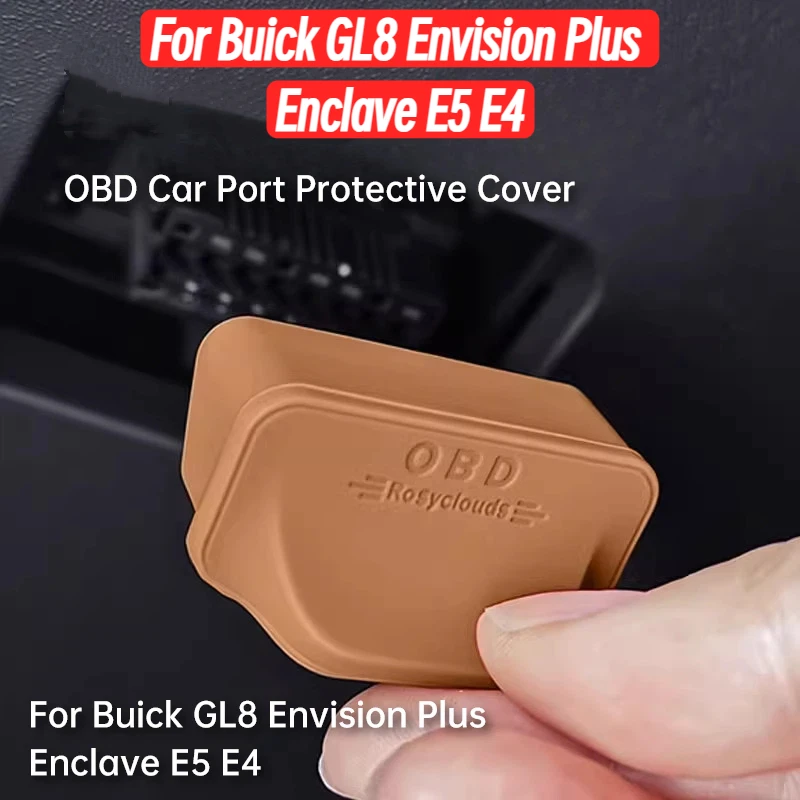 For Buick GL8 Envision Plus Enclave E5 E4 Silicone OBD Protective Cover Diagnostic Interface Waterproof Dustproof Cover
