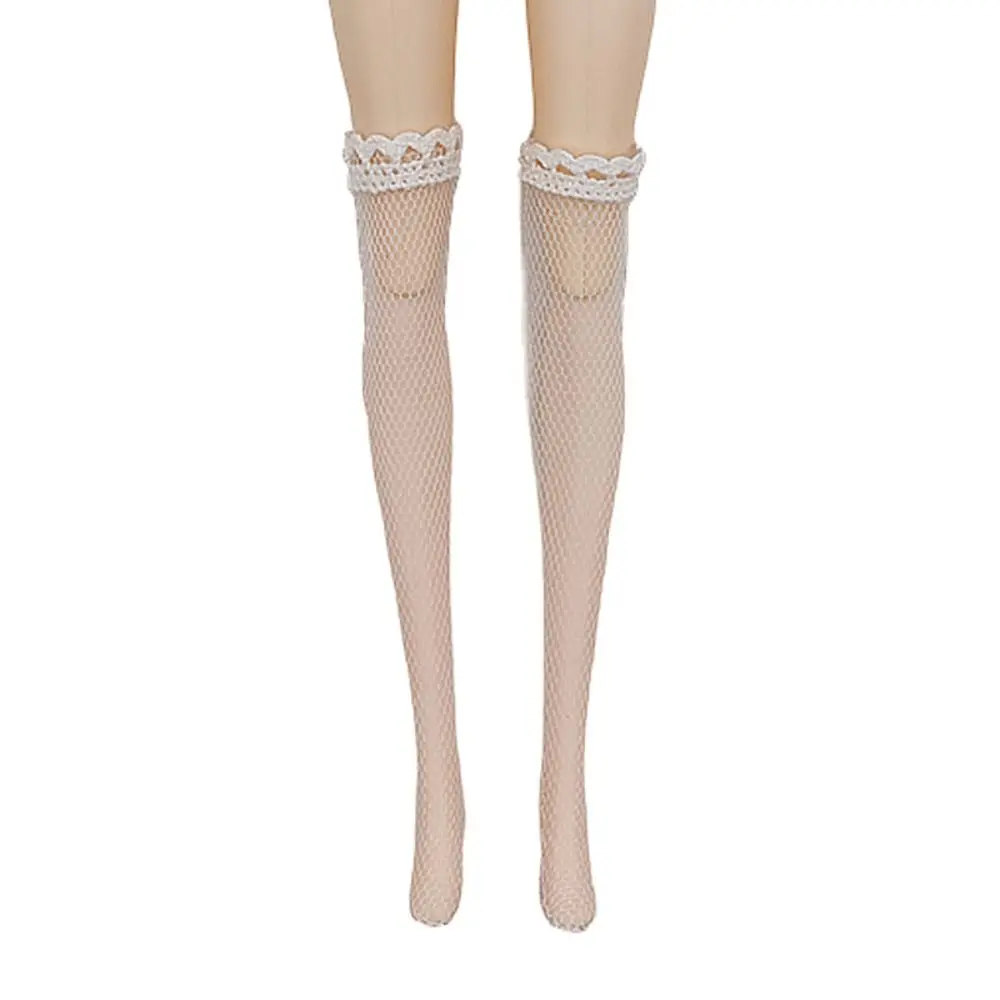Mode handgemachte Spitzens trümpfe lange 30cm Puppen socken Legging Freizeit kleidung Accessoires Kleid Kleidung für Puppe DIY Spielzeug