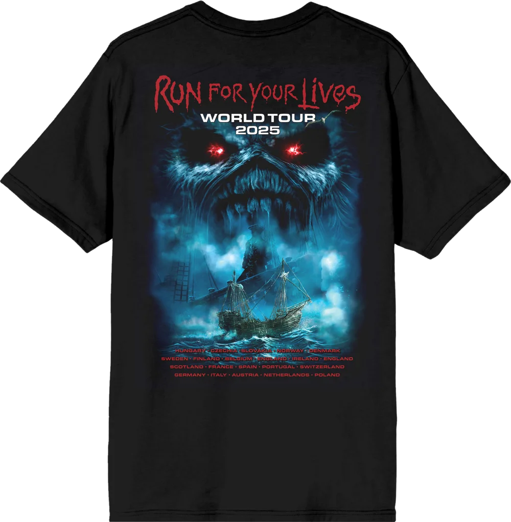 2026 Iin Maidn الفرقة الجرافيك طباعة الصيف الخريف الشتاء الرجال والنساء قصيرة الأكمام تي شيرت عادية فضفاض في الهواء الطلق