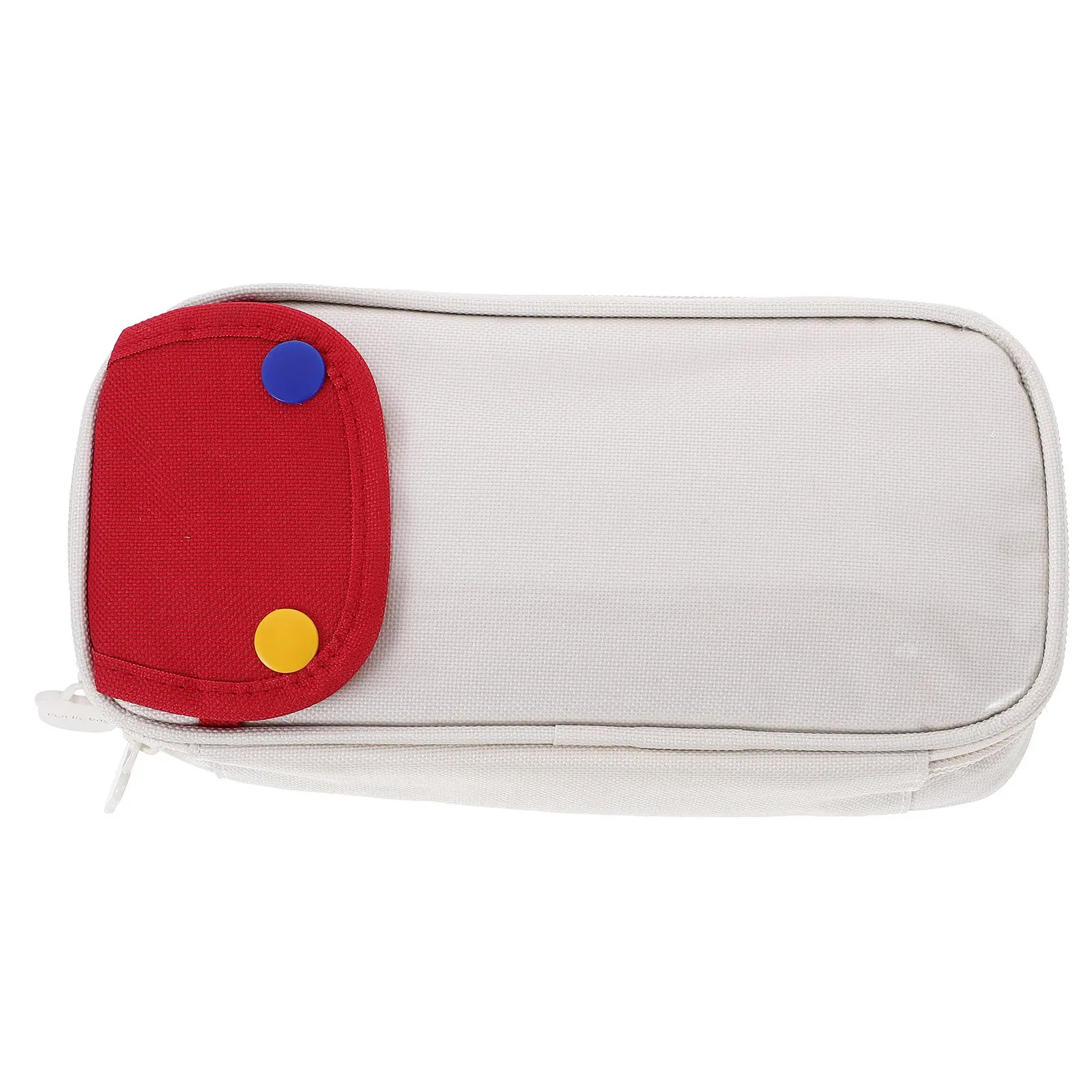 Stylish Pencil Case Compact Lightweight Wear-Resistant Zipper Pencil Pouch Multi-Function Pen Storage Bag for School Office