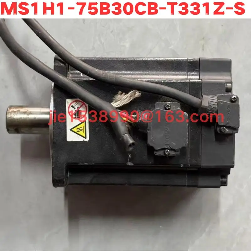 Used Servo motor MS1H1-75B30CB-T331Z-S Normal Function Tested OK