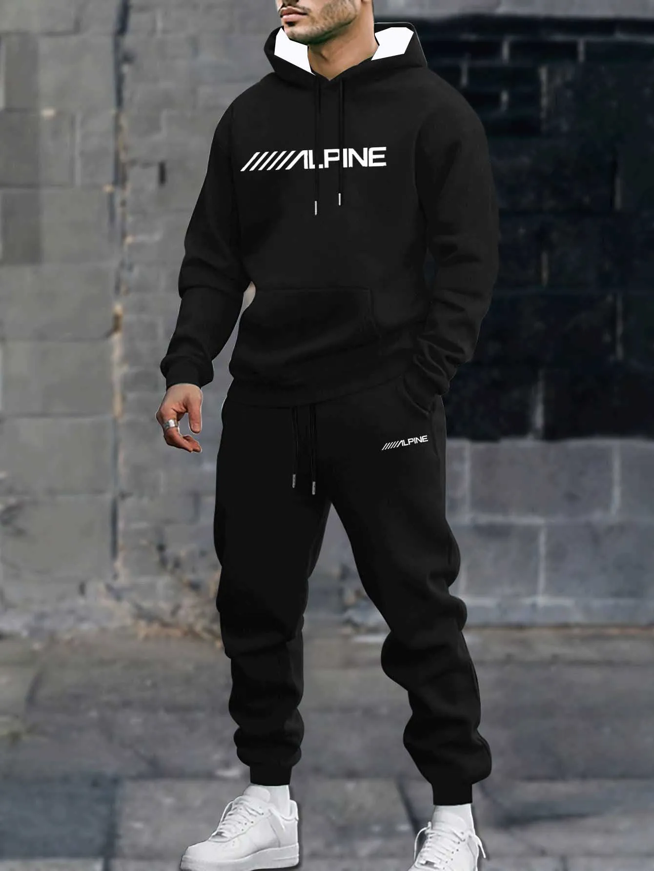 

2025/26 Autumn/Winter New 3D Style Sports Set Men's Hoodie Y2K Fashion Men's Sweatshirt+Trousers Jogging Suit two-piece set