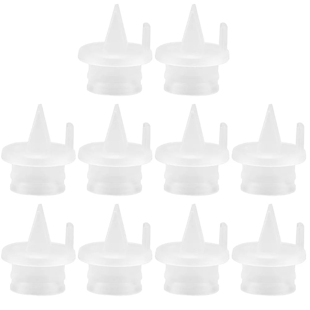 

10 Pcs Manual Electric Breast Pump Accessories Silicone Counterflow