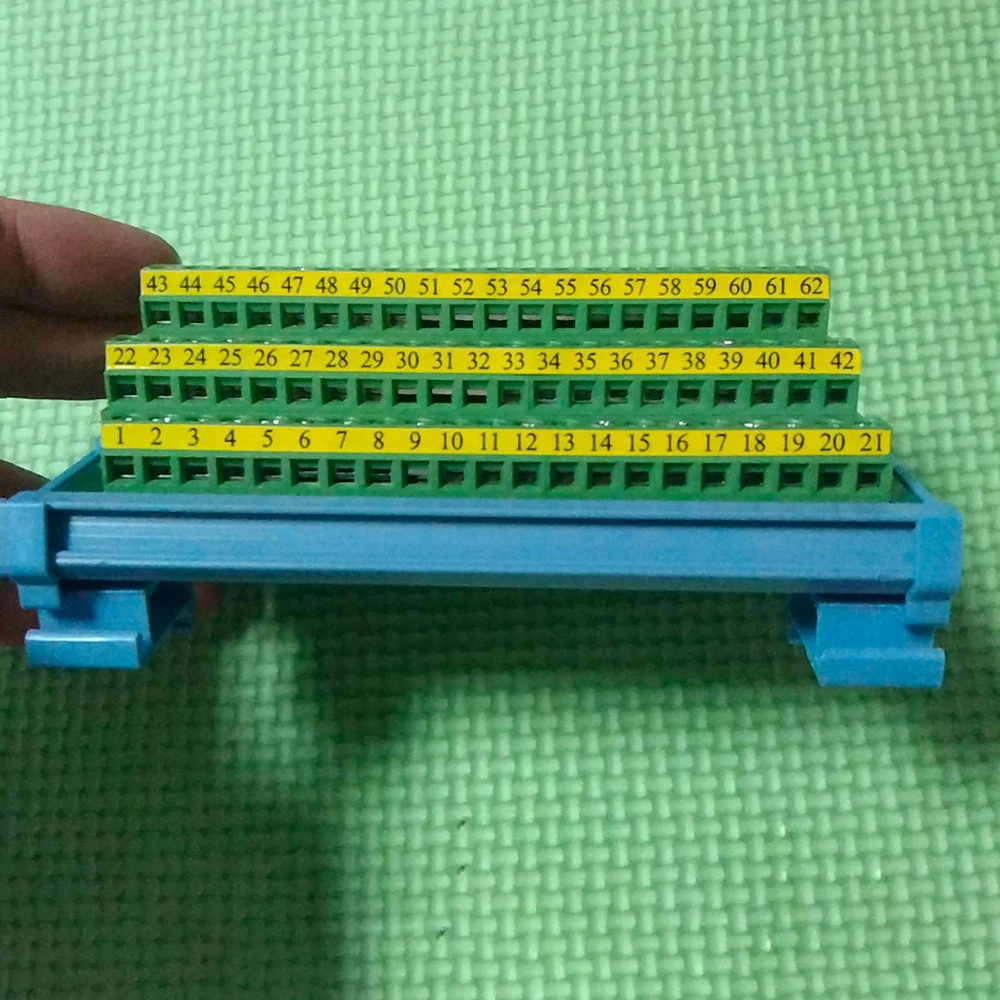 Track Type DB62 Terminal Block ADAM-3962-AE