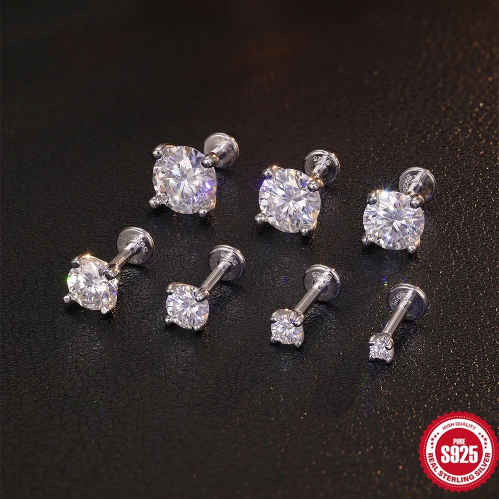 Thumbnail 4 - #80 Compare Moissanite Stud Earrings Before You Buy