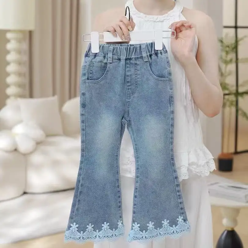 New Children's Clothing 2025 Autumn New  Girl's Sense, Fashion, Western Style, Vest, Korean Edition, Three Piece Set